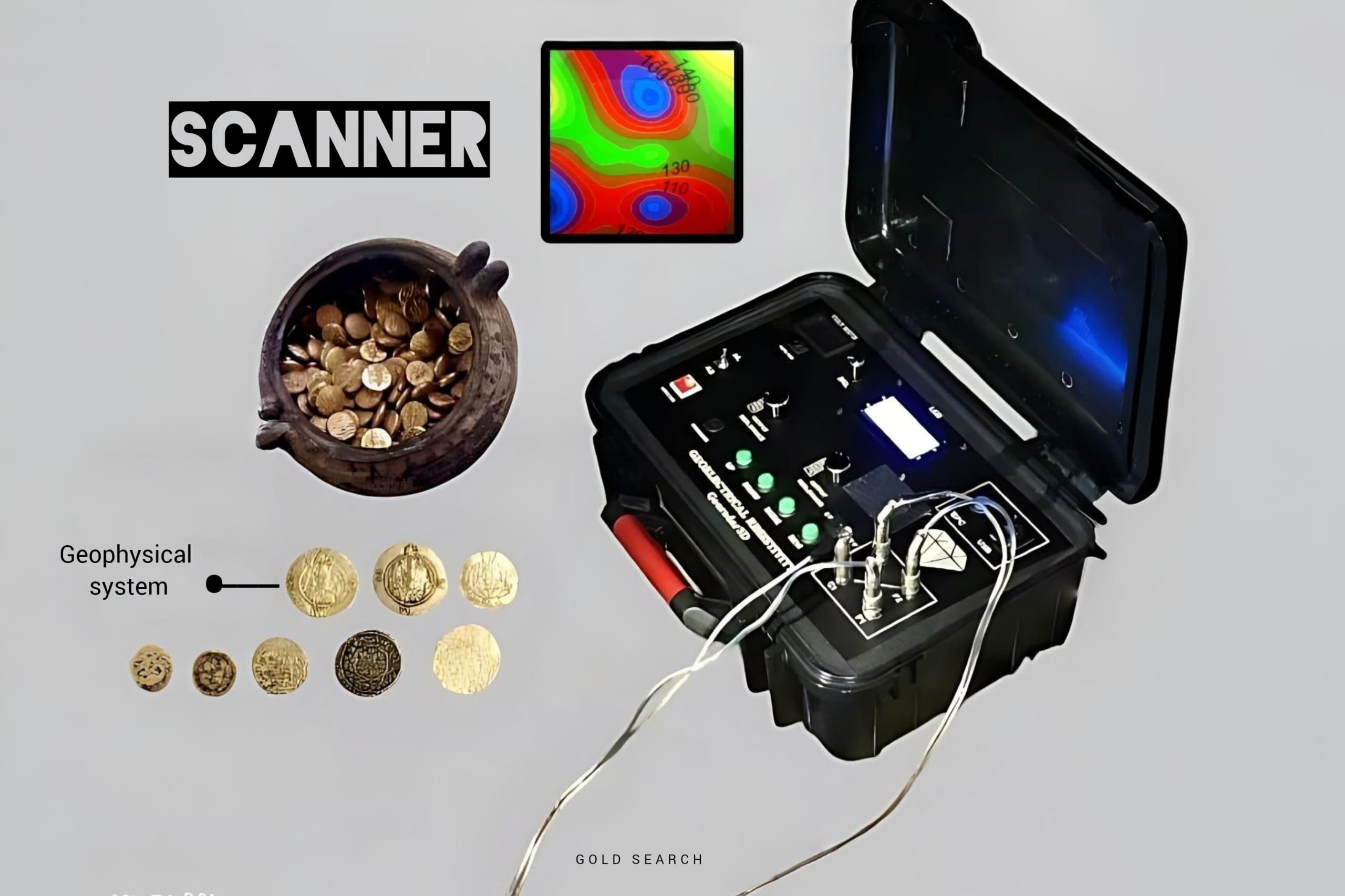 سیستم ژئوفیزیک S430 اسکن لایو ۲۵ متر عمق زنی