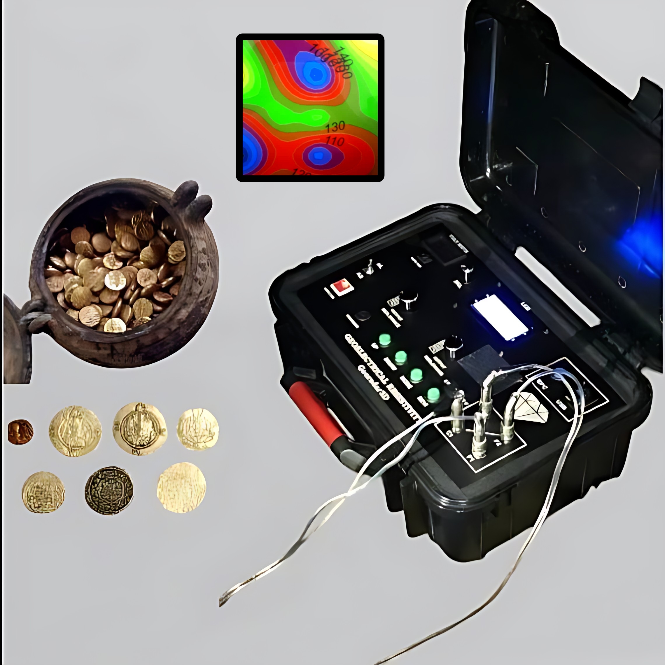 سیستم ژئوفیزیک S430 اسکن لایو ۲۵ متر عمق زنی