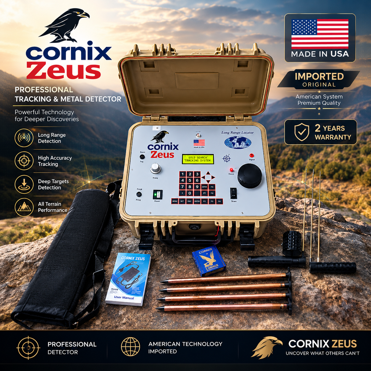 🇺🇸🦅 CORNIX ZEUS | ردیاب چندمنظوره آمریکایی